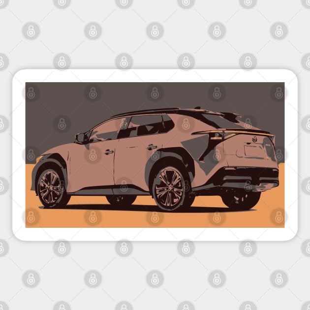 Rav4 BZ4X - Graphic Sticker by 5thmonkey